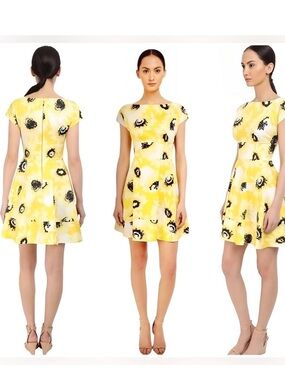 KATE SPADE SUNNY DAISY FIORELLA DRESS IN YELLOW Size 6